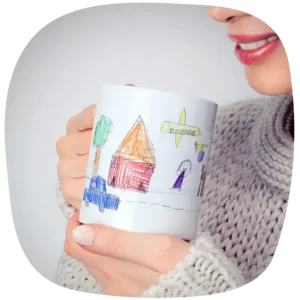 Dibujos infantiles garabatos a Tazas